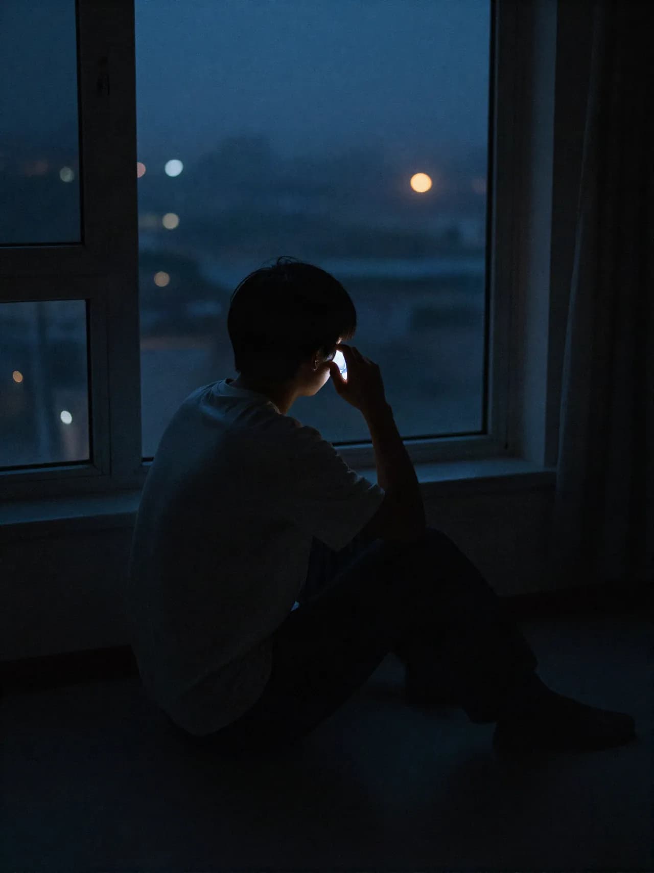 Setahun cuma lewat telepon jam sebelas malam. Tidak ada yang romantis dari jarak.